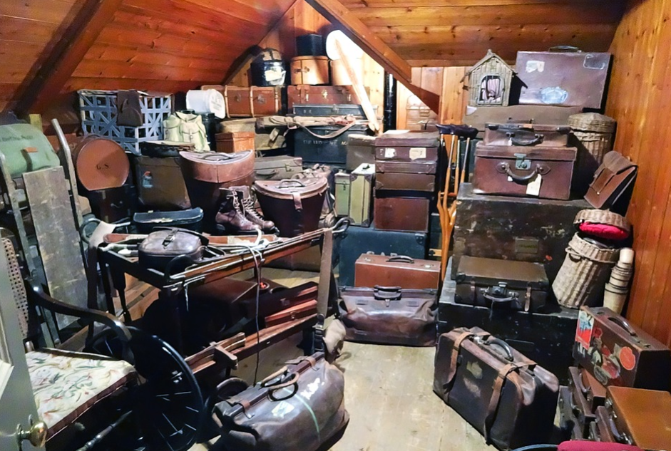 piling up stuff